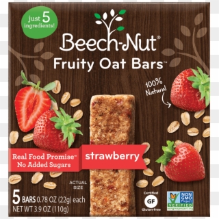 Strawberry Fruity Oat Bars™ - Beechnut Fruity Oat Bars, HD Png Download