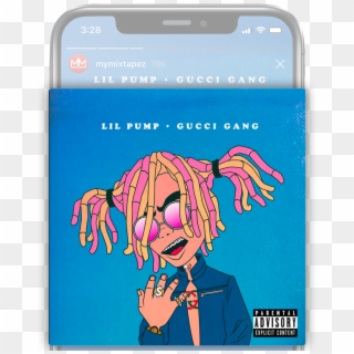 Lil Pump Gucci Gang Album Cover, HD Png Download