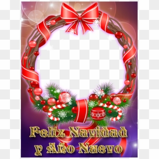 Marco Creativo Para Tu Navidad - Christmas Stickers For Whatsapp, HD Png Download