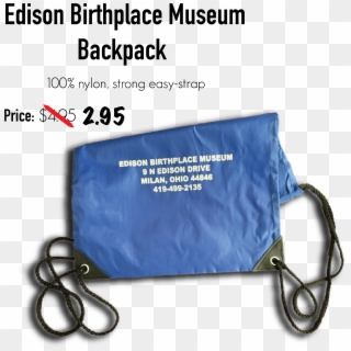 Thomas Edison Birthplace Museum Gift Shop - Wristlet, HD Png Download