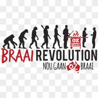Some People Claim That They Are Having A 'braai', When - Evolution Of Man Clipart, HD Png Download
