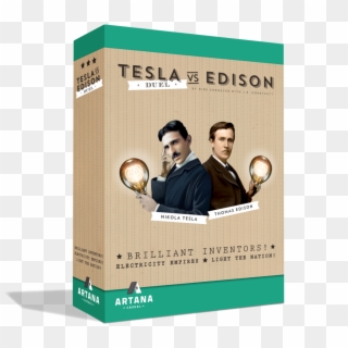 Duel Is A 2-player Card Game From Artana Llc, Distilled - Tesla Vs Edison Duel, HD Png Download