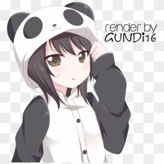 Panda Anime Png - Anime Boy Kawaii Panda, Transparent Png