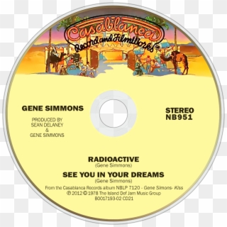 Gene Simmons Radioactive Cd Disc Image - Casablanca Records Story 1994, HD Png Download