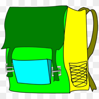 School Bag Vector Clip Art - School Bag Clip Art, HD Png Download