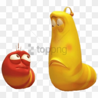 Free Png Larva Red And Yellow Looking Disappointed - Rubber Ducky,  Transparent Png - 850x680(#3796558) - PngFind