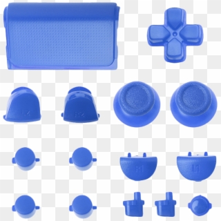 Playstation 4 Controller Button Set Blue Ps4 - Plastic, HD Png Download