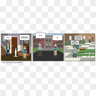 My Frist Day At St - Cartoon, HD Png Download