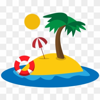 Clip Art Royalty Free Download Palm Islands Resort - Beach Island Cartoon, HD Png Download