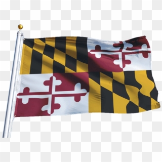 Clip Art Maryland Flag Vector, HD Png Download