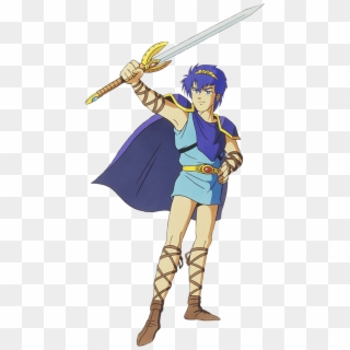 Marth-original - Fire Emblem Shadow Dragon And The Blade, HD Png Download