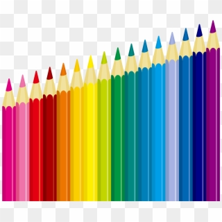 Pencil Colorful Transprent Png Free - Imagenes De Articulos De Papeleria, Transparent Png