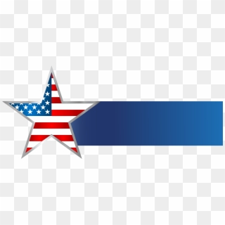 Usa Star Banner Png Clip Art Image - Clip Art Of American Banner, Transparent Png