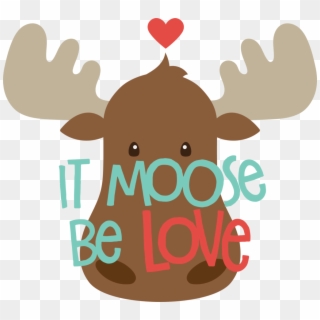 Moose Be Love Cookie Cutter Sheyb Clip Freeuse Stock - Moose Be Love, HD Png Download