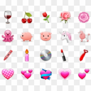 Pink Emojis, HD Png Download