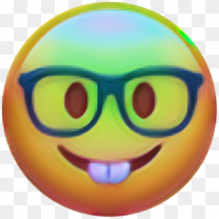 Nerd Emoji Rabbit Party Besserwisser Glasses Schlau - Smiley, HD Png Download