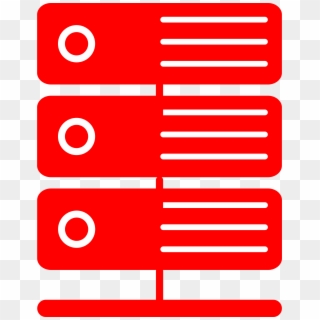 This Free Icons Png Design Of Red Virtual Server, Transparent Png