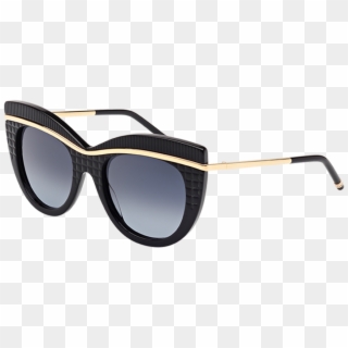 Eyewear - Lady Trinity Cartier Black Sunglasses, HD Png Download