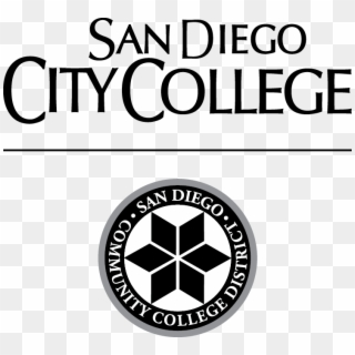 Black And White Png - San Diego Mesa Community College Logo, Transparent Png