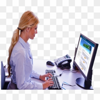 Job Listing And Job Application Management - Clipart Computer Operator, HD Png Download