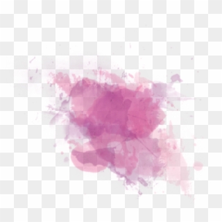 Ftestickers Paint Watercolor Splatter Pink Png Watercolor - Purple Watercolor Stain Png, Transparent Png