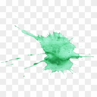 Free Download - Green Watercolour Splash Png, Transparent Png