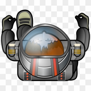 Cosmonaut Space Suit - Top Down View Character, HD Png Download