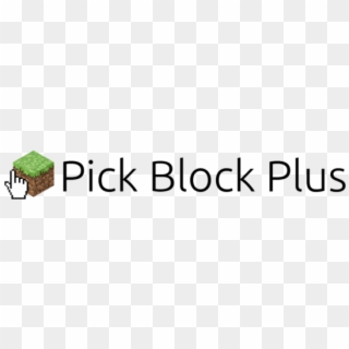 Pick Block Plus For Minecraft Logo - Illustration, HD Png Download