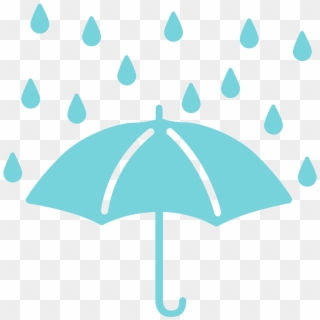 Clipart Rain Rainy Day - Transparent Png Umbrella Rain, Png Download