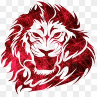 Lion Roar Tattoo - Red Lion Vector Png, Transparent Png