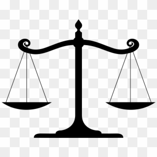 Balanced Scale Of Justice Png - Balanced Scale, Transparent Png