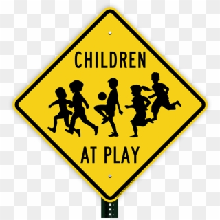 Kids At Play Sign - Oamaru, HD Png Download