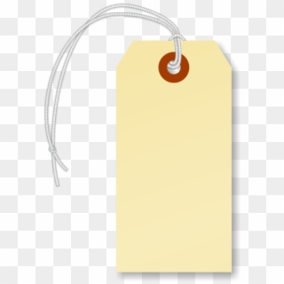 Blank Manila Cardstock Tag With Elastic - Illustration, HD Png Download