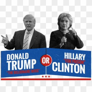 Making America Grate Again - Donald Trump And Hillary Clinton Transparent, HD Png Download