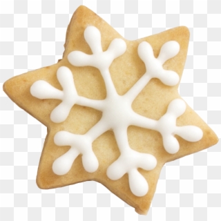 Peppermint And Candy Cakes Tree Cookie Snowflake Cookie - Bredele, HD Png Download