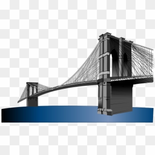 Brooklyn Bridge, Suspension Bridge, New York, City - Brooklyn Bridge Clipart, HD Png Download