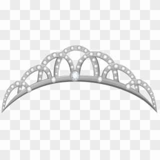 Silver Tiara Png Clipart Image - Silver Crown Clip Art, Transparent Png