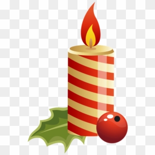 Free Png Red Christmas Candle Png - Christmas Candle Clipart, Transparent Png