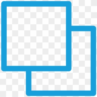 Overlapping Squares Icon To Indicate The Design Flexibility - Overlapping Design Squares, HD Png Download