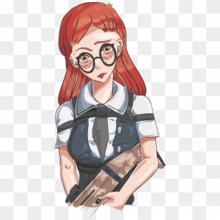 Gun Girl - Cartoon, HD Png Download