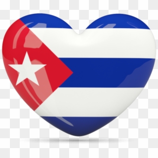 Cuban Flag In A Heart, HD Png Download