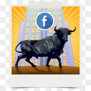 Facebook Ads Social Media - Wall Street Bull, HD Png Download