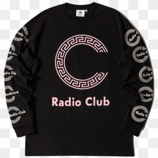 Audio Clothing L/s Radio Club Roma Snchi022620 Bl Pluspng - Sweater, Transparent Png
