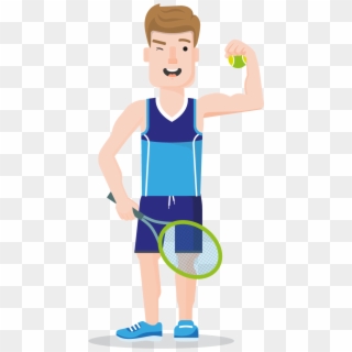 This Vector Sport Character Set Comes For Free And - Sport Cartoon Vector Png, Transparent Png