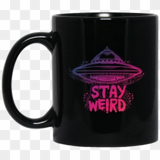 Stay Weird Pastel Goth Aesthetic Vaporwave Alien 11 - Coffee Cup, HD Png Download
