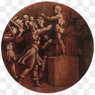 Michelangelo, Medaglione - Michelangelo Destruction Of Baal, HD Png Download