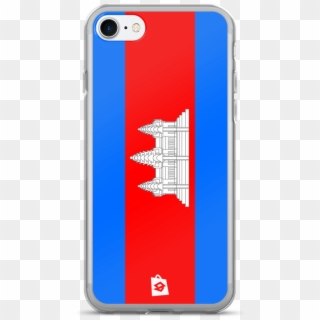 Iphone 7/7 Plus Case Khmer/cambodian Flag Full Bleed - Mobile Phone Case, HD Png Download