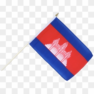 Cambodia Hand Waving Flag - Flag, HD Png Download