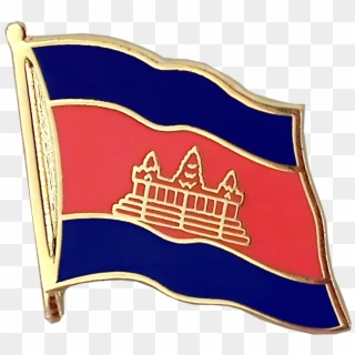 Cambodia Flag Lapel Pin - Flag, HD Png Download