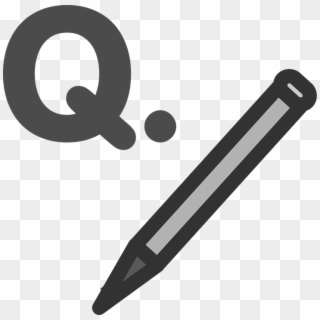 Edit Question Pencil Ask Grey Query Q-derivative - Add Question Icon, HD Png Download